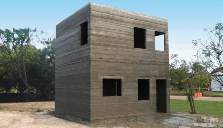 L&T Construction, the construction arm of the US $ 21 billion technology, engineering & construction conglomerate, Larsen & Toubro, announced having successfully 3D printed a G+1 (Ground plus one) Building with reinforcement for the first time in India.